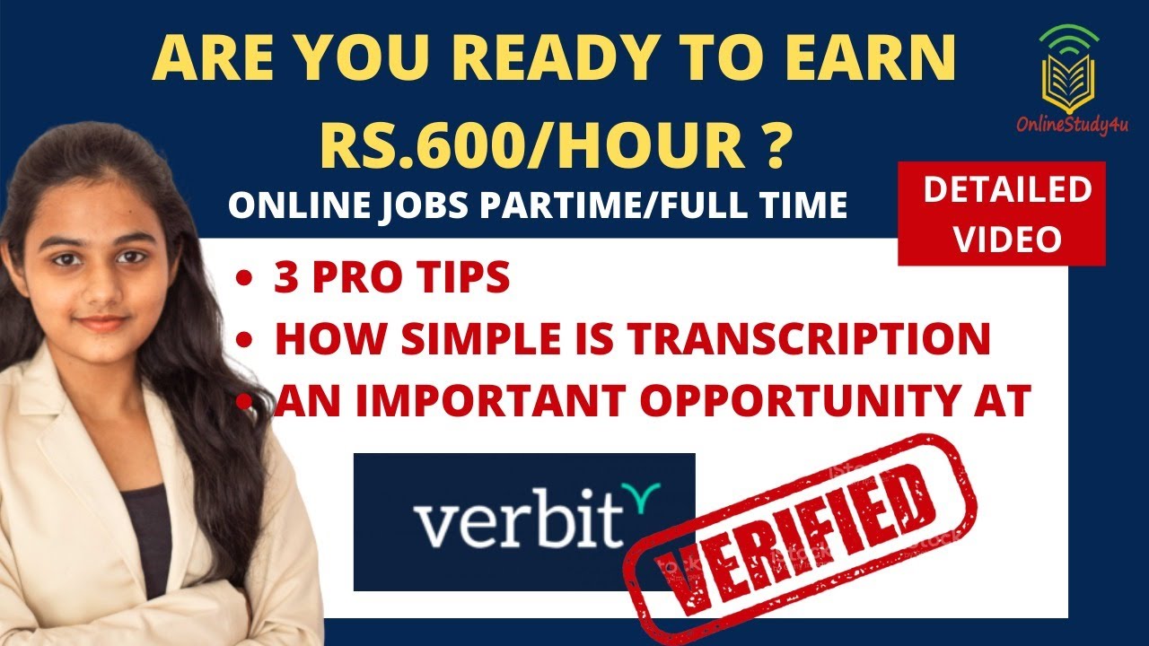 Work From Home Jobs 2021 | Earn Rs 600 per hour | Online Jobs Part Time/ Full Time