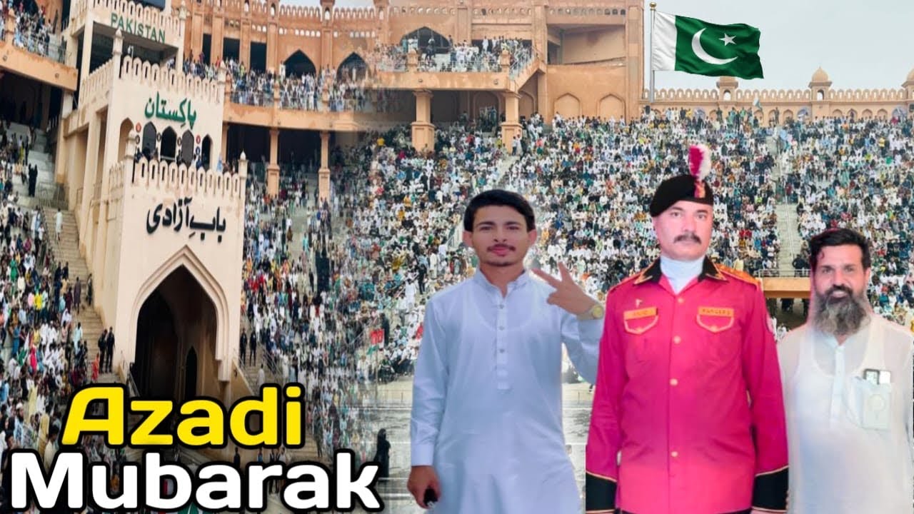 14 August 2025 || 78th Pakistan Independence Day || live celebration || Wahga Border Lahore 