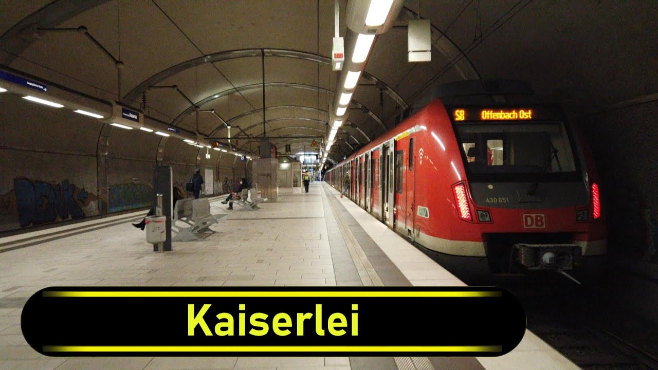 S-Bahn Station Kaiserlei - Offenbach 🇩🇪 (S-Bahn Rhein-Main) - Walkthrough 🚶