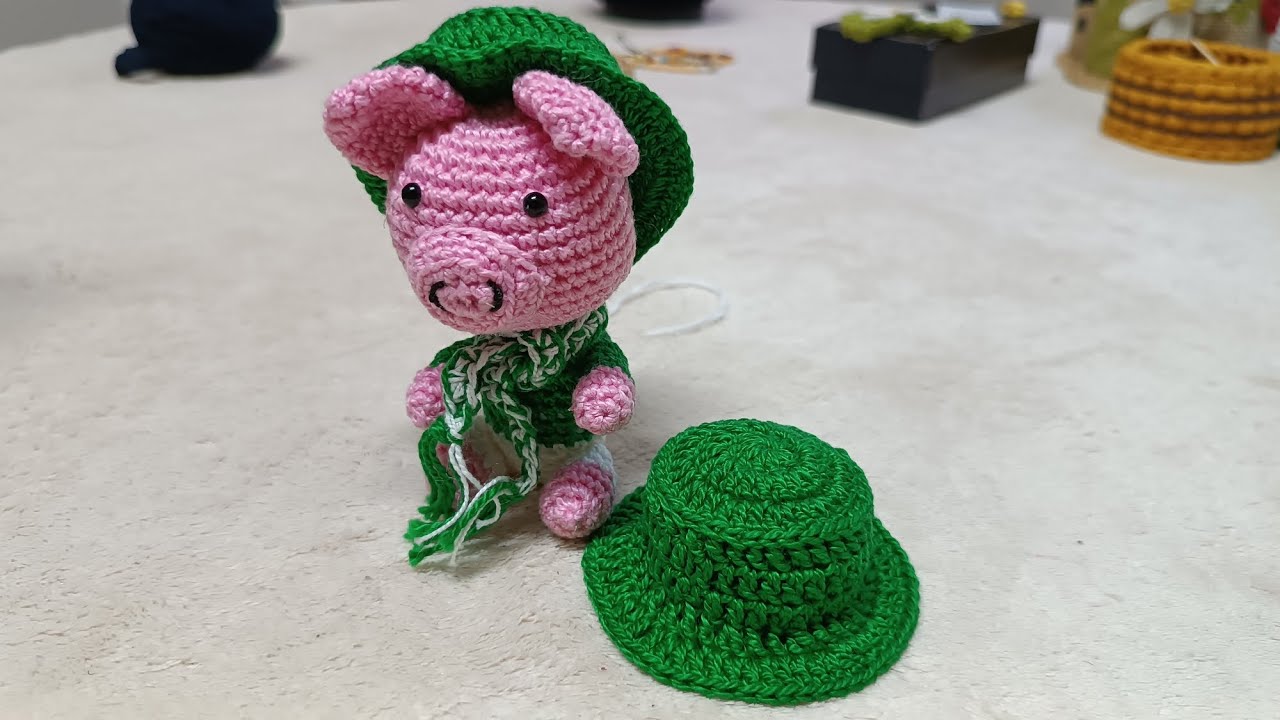MINI CHAPÉU EM CROCHÊ/ MINI CARTOLA