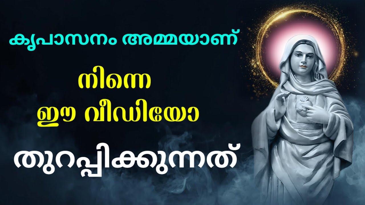 നിങ്ങൾ ഒറ്റയ്ക്കല്ല കൃപാസനം അമ്മ കൂടെയുണ്ട് l Miracle Prayer l AmmayudeVakkukal l Kreupasanam l love