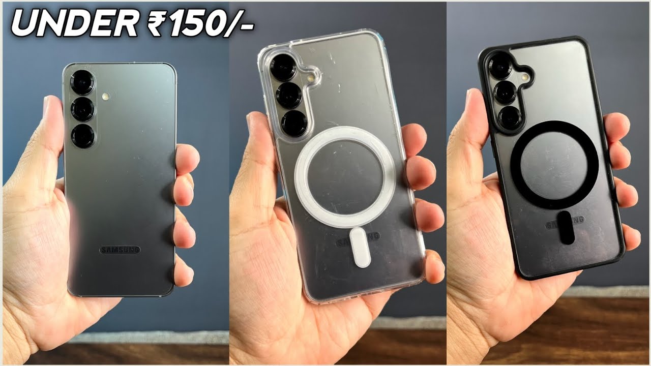Samsung Galaxy MAGSAFE Back cases For S24 , S25 5G Under ₹150😱 | Best Phones cases for From Meesho🔥
