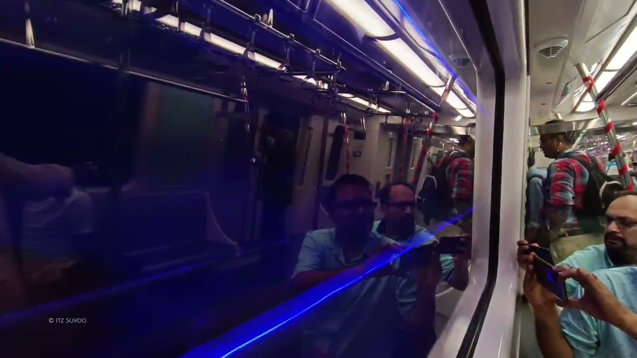 FIRST COMMERCIAL RUN : ESPLANADE to HOWRAH MAIDAN 💙 India's first Underwater Metro