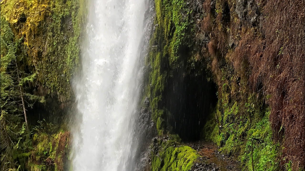 Secret Tunnel Takes You Behind Waterfall!