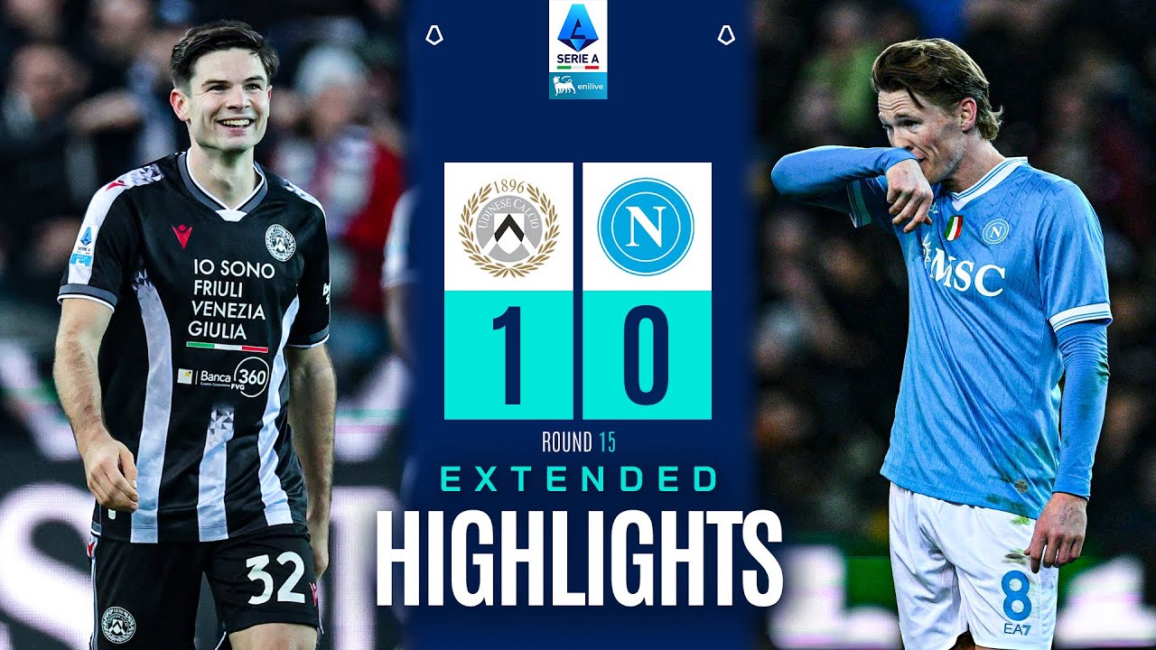 MAXI SINTESI UDINESE-NAPOLI 1-0 | EXTENDED HIGHLIGHTS | SERIE A ENILIVE 2025/26