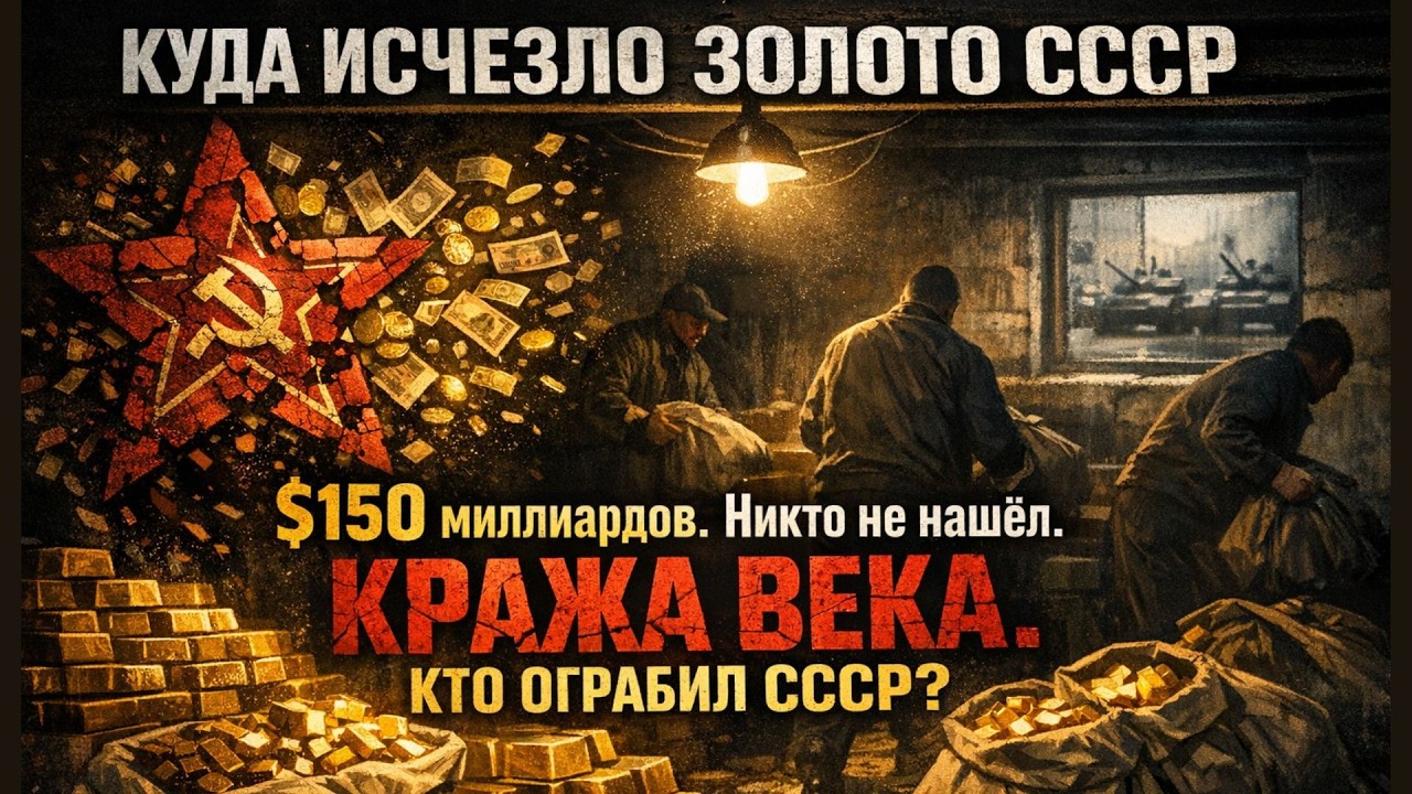 УКРАДЕННЫЕ МИЛЛИАРДЫ: Как партийная элита СССР тайно вывозила золото перед распадом страны.