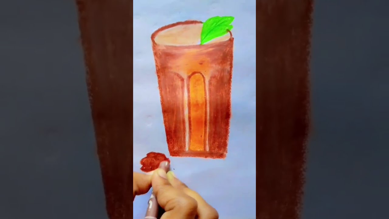 Colddrink glass @ViralVideoC2 @CrazyXYZ @SandraCiresArt @ArtistShikhaSharma  