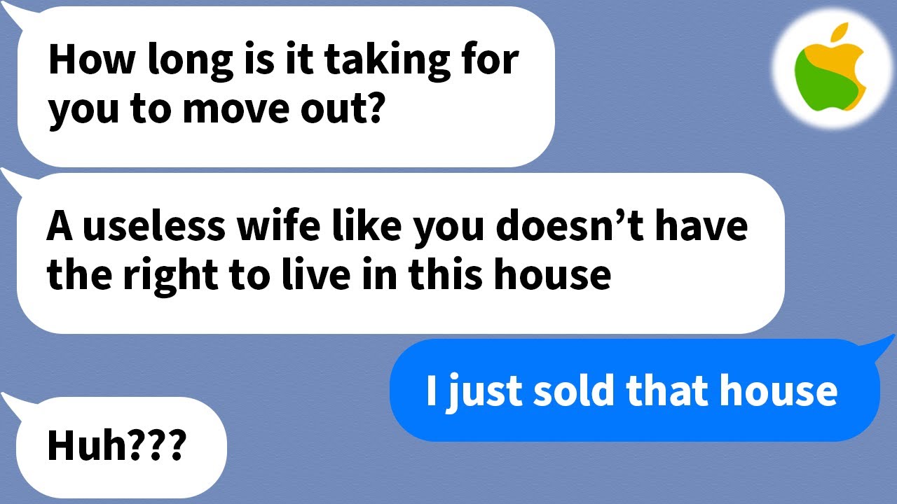 【Apple】 My husband kicked me out so...