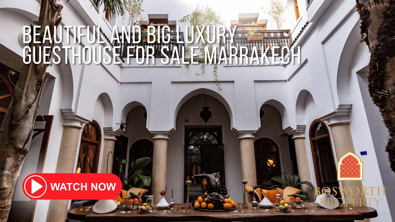 Beautiful and Big Luxury Guesthouse For Sale Marrakech