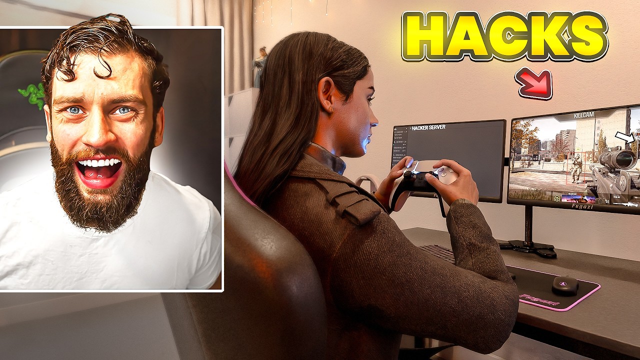 I Made A HACKER Do A MONITOR CAM In My BOT LOBBIES!