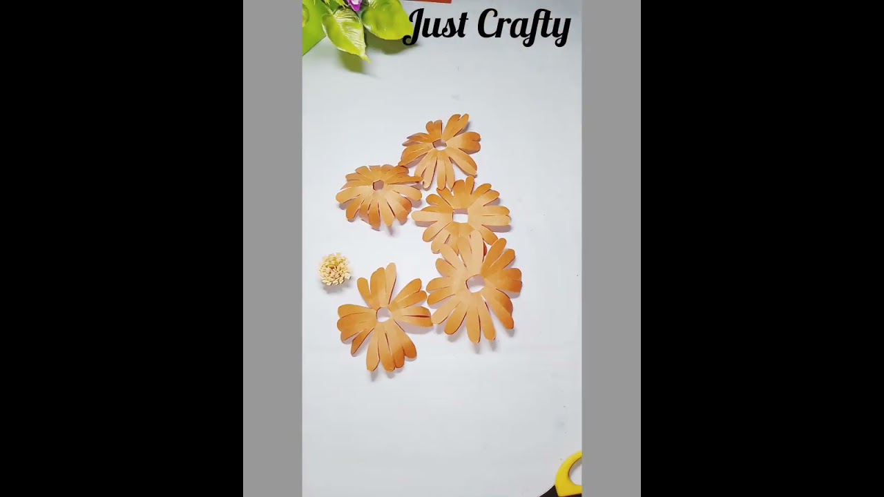 Unique Craft Ideas ll DIY Origami ll Paper Cutting  Sun Flowers# Short 