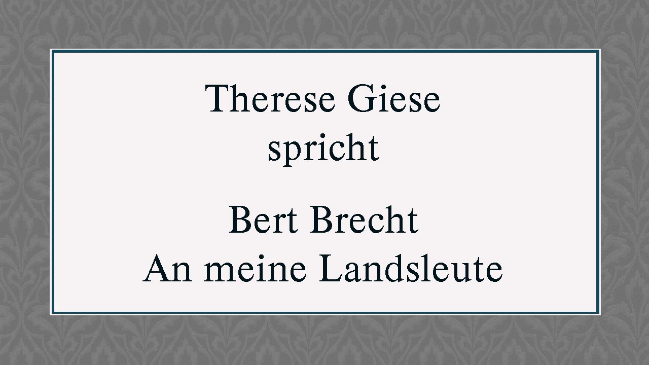 Bert Brecht 