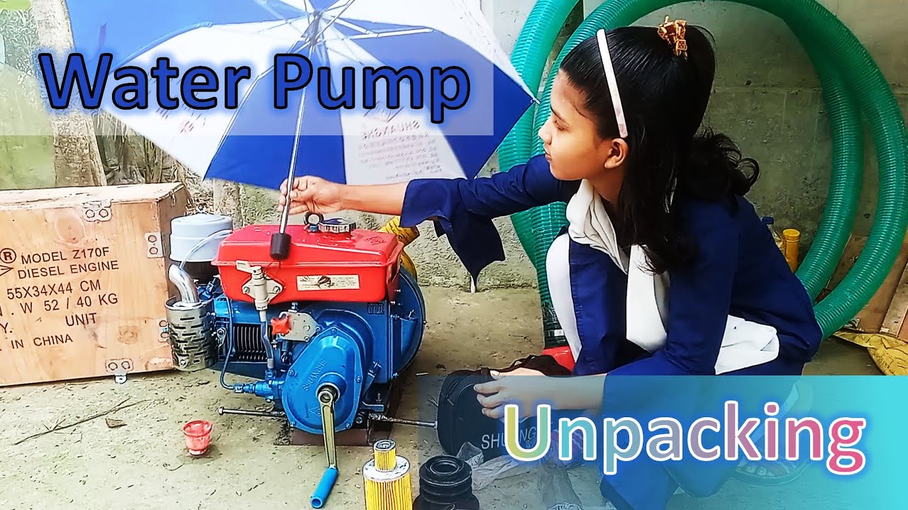 Unleashing the Power of the Water Pump Diesel Engine: Model Z170F Unboxing and Review