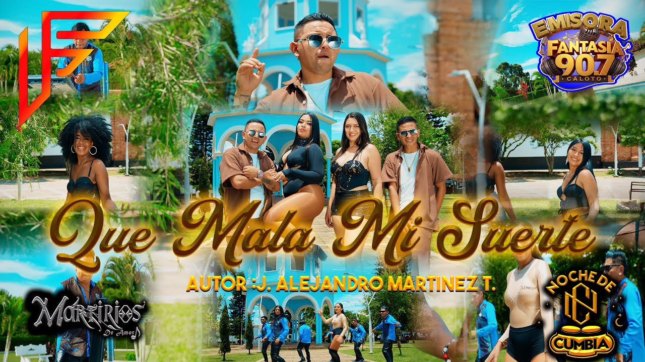 Que Mala Suerte - Noche de Cumbia FT Martirios De Amor - Video Oficial - 2025 6k
