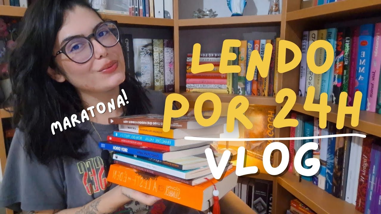 VLOG 24h de leitura 📚🫡✨️ lendo um novo favorito da vida e outros livros incríveis 🤌🏼 