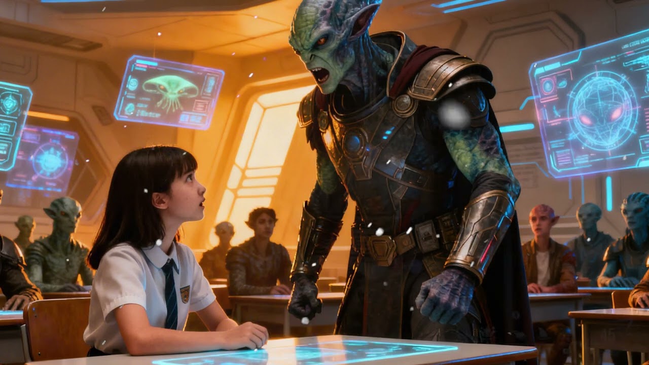 Human Girl Studying in Class When an Alien General Demanded Combat | She Said “Send Anyone”   HFY