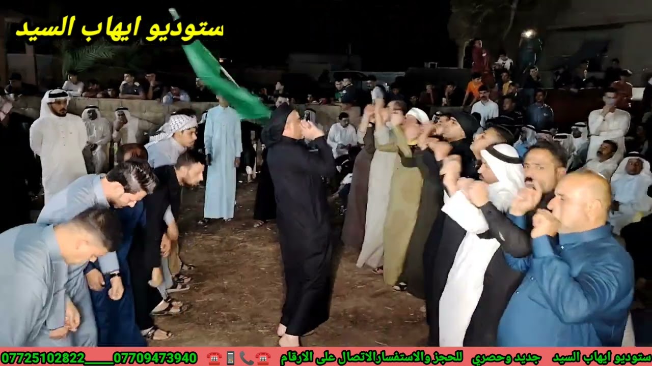 المداح صدام العبيدي ف2 المنقبه النبويه عل روح المرحوم العقيد طالب سالم عبد الهادي في قرية الجرن