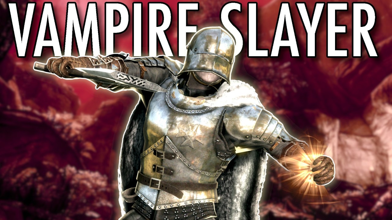 🔴SKYRIM BUT I BECOME THE STRONGEST VAMPIRE SLAYER 🔴