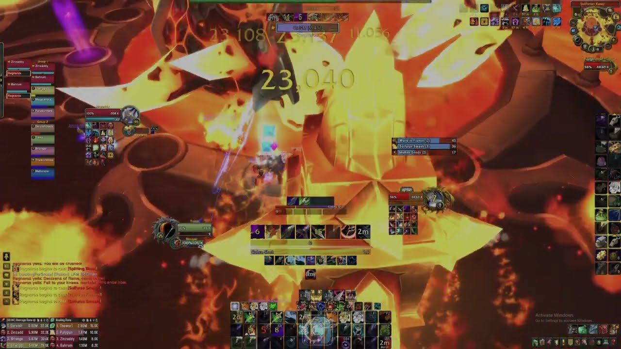 Almost Good - Heroic Ragnaros 10 man (Hunter Pov) - Cataclysm Classic