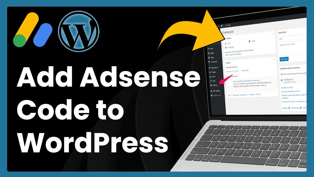 How To Add AdSense Code To WordPress (easy tutorial)