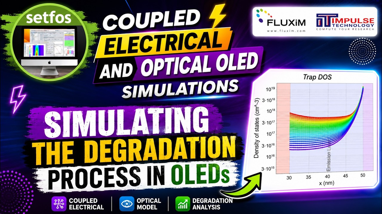 Simulating the Degradation Process in OLEDs