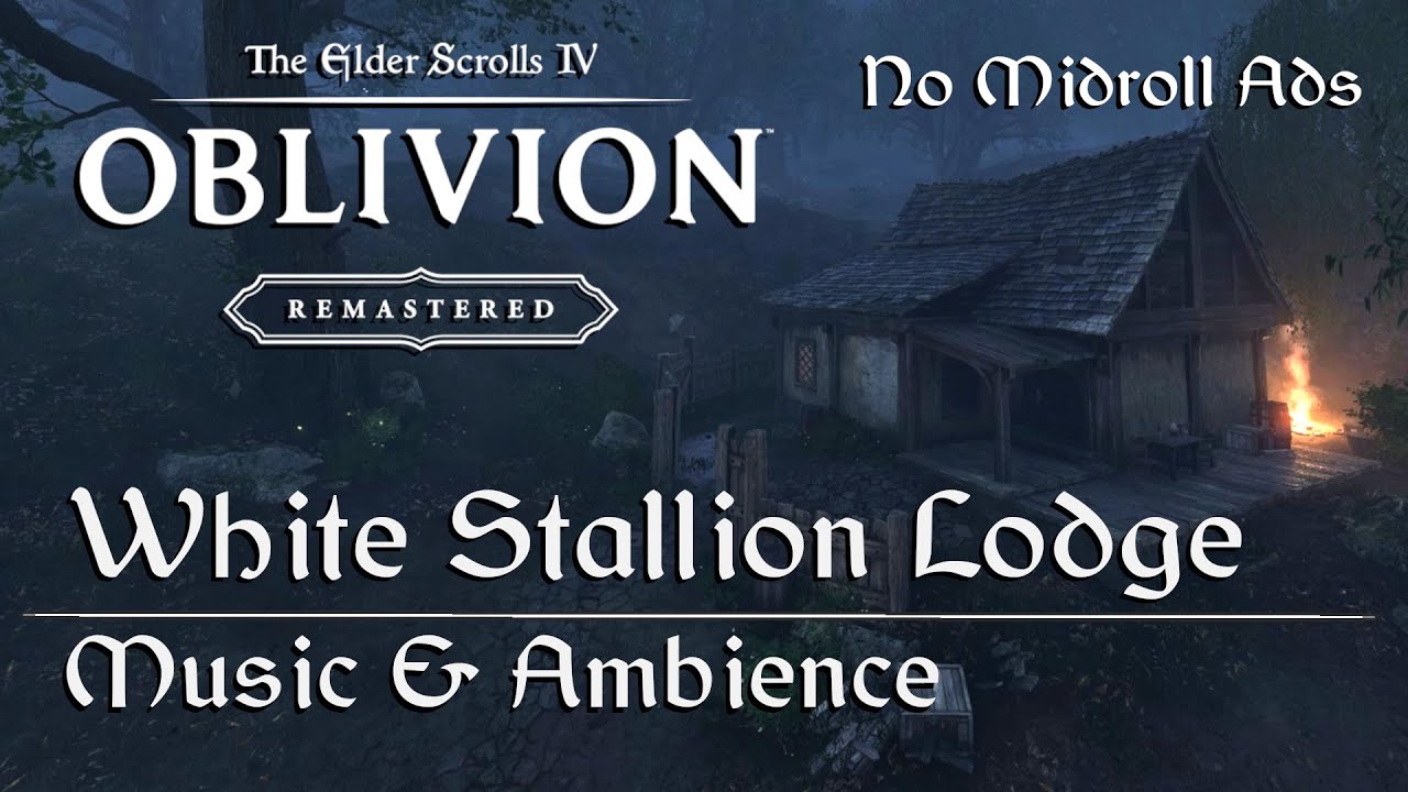 Oblivion Remastered | Music & Ambience | Rain | 9 hours