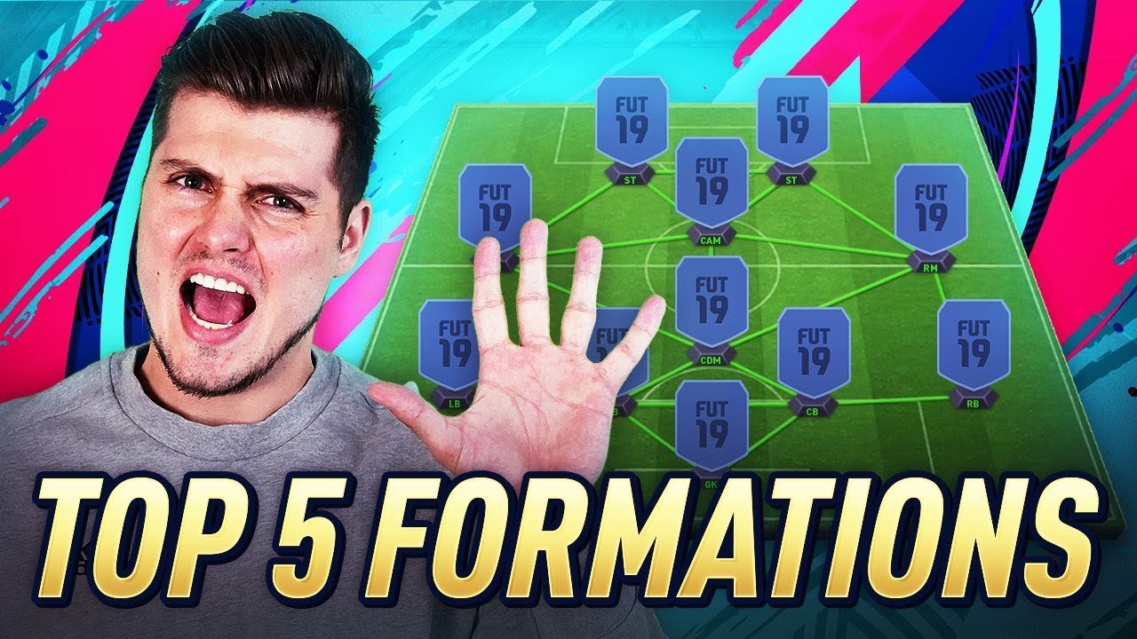 TOP 5 BEST FORMATIONS IN FIFA 19 ULTIMATE TEAM!