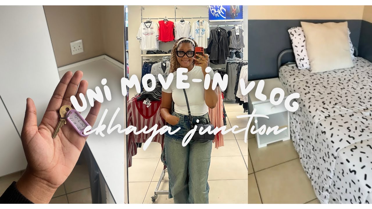 Uni move in vlog | new address | cleaning + grocery shopping | Ekhaya junction | TUT BEd student