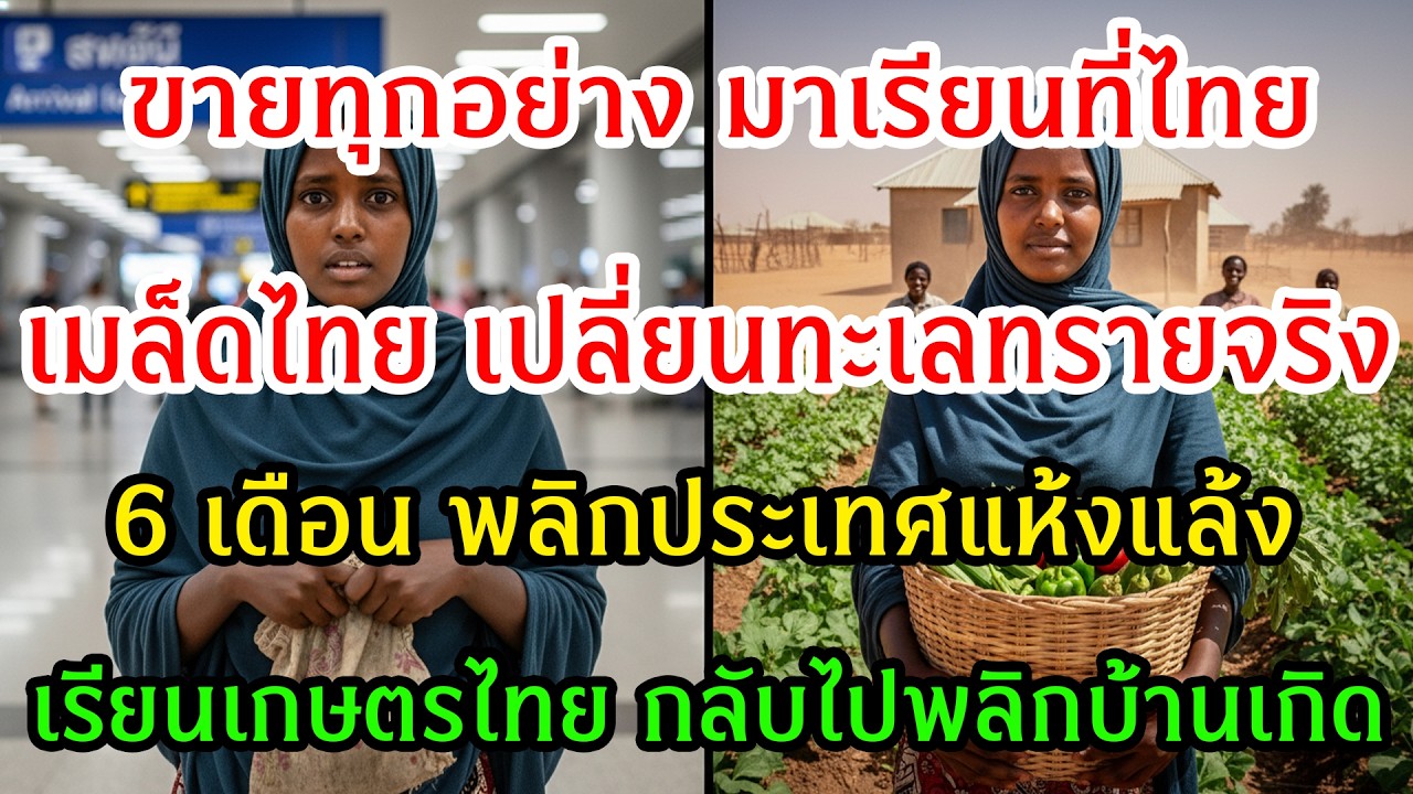 ขายหมดบ้านเพื่อมาไทย! เด็กสาวโซมาลิแลนด์เรียนเกษตร ก่อนกลับไปเปลี่ยนทะเลทรายเป็นแหล่งอาหารใน 6 เดือน