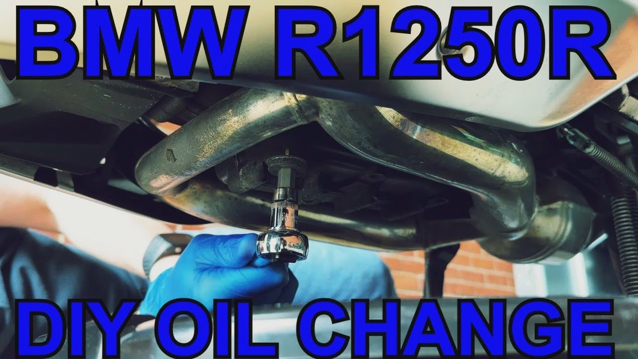 R1250R - OIL CHANGE AT HOME - SUPER EASY!