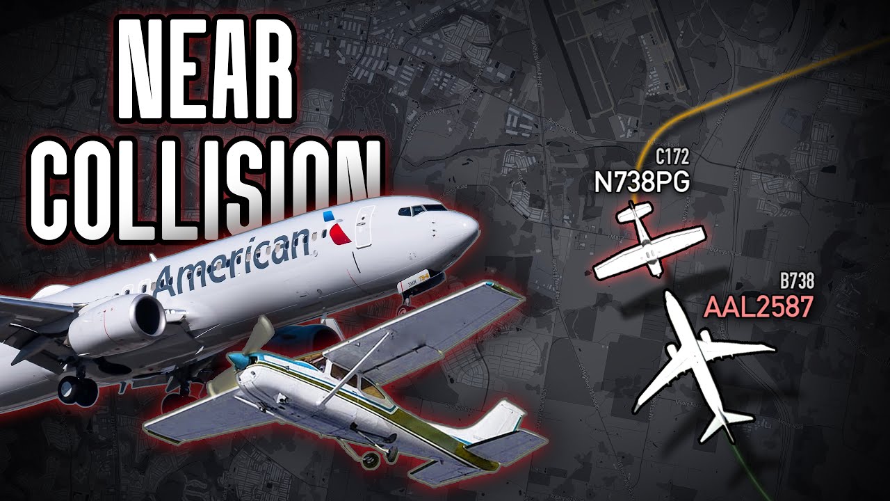 Самолет Cessna едва не врезался в Boeing | 400 футов (около 120 метров) от катастрофы над аэропор...