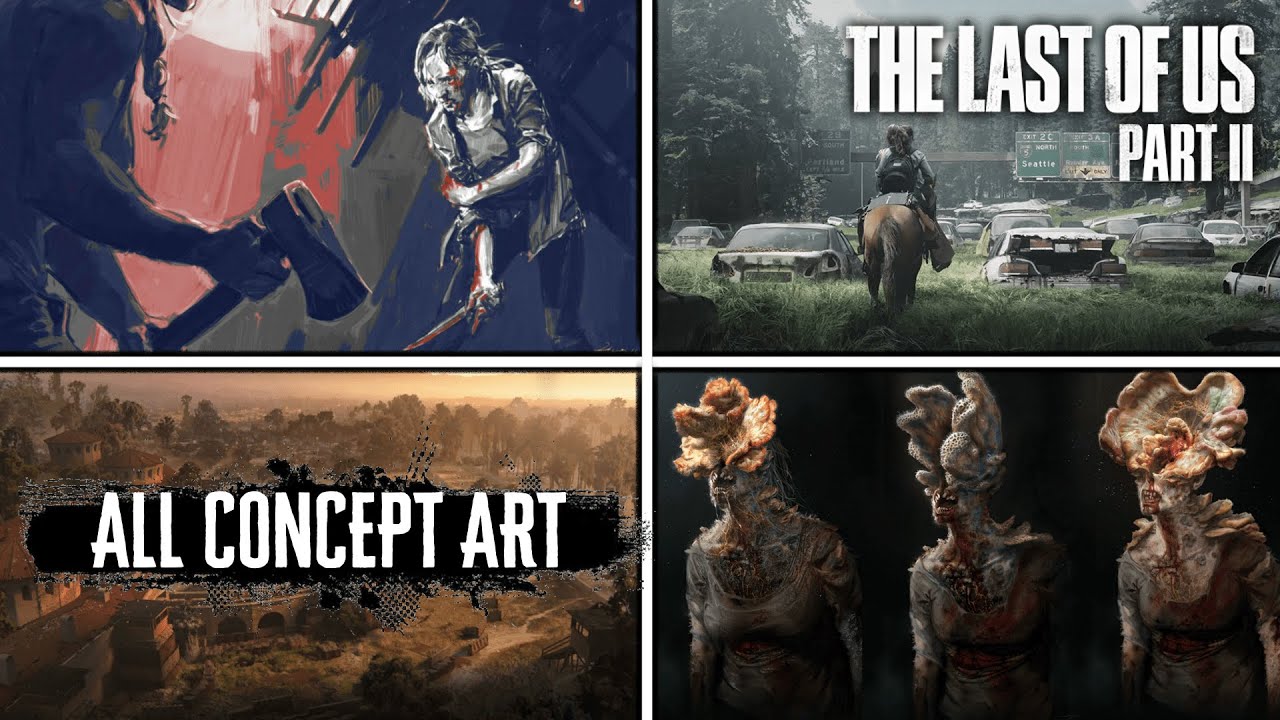 The Last Of Us Part 2: ALL CONCEPT ART Showcase (Spoiler)