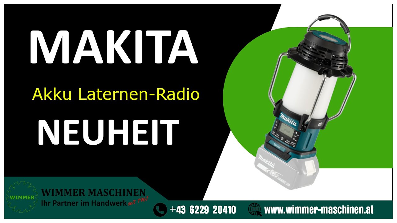 Makita - Lampe oder Radio? Makita Laternen-Radios