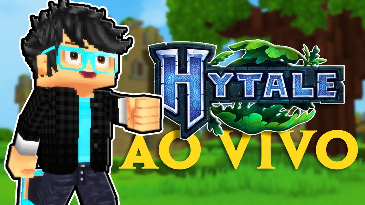 JOGANDO O LANÇAMENTO DO HYTALE AO VIVO!