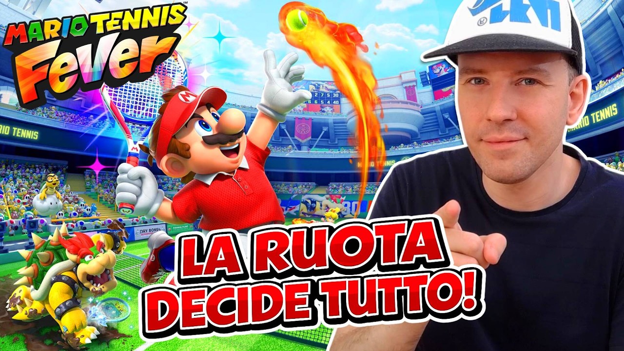 🔴LA RUOTA DECIDE TUTTO! 🎡 Personaggi e racchette RANDOM 😱 | Mario Tennis Fever🎾