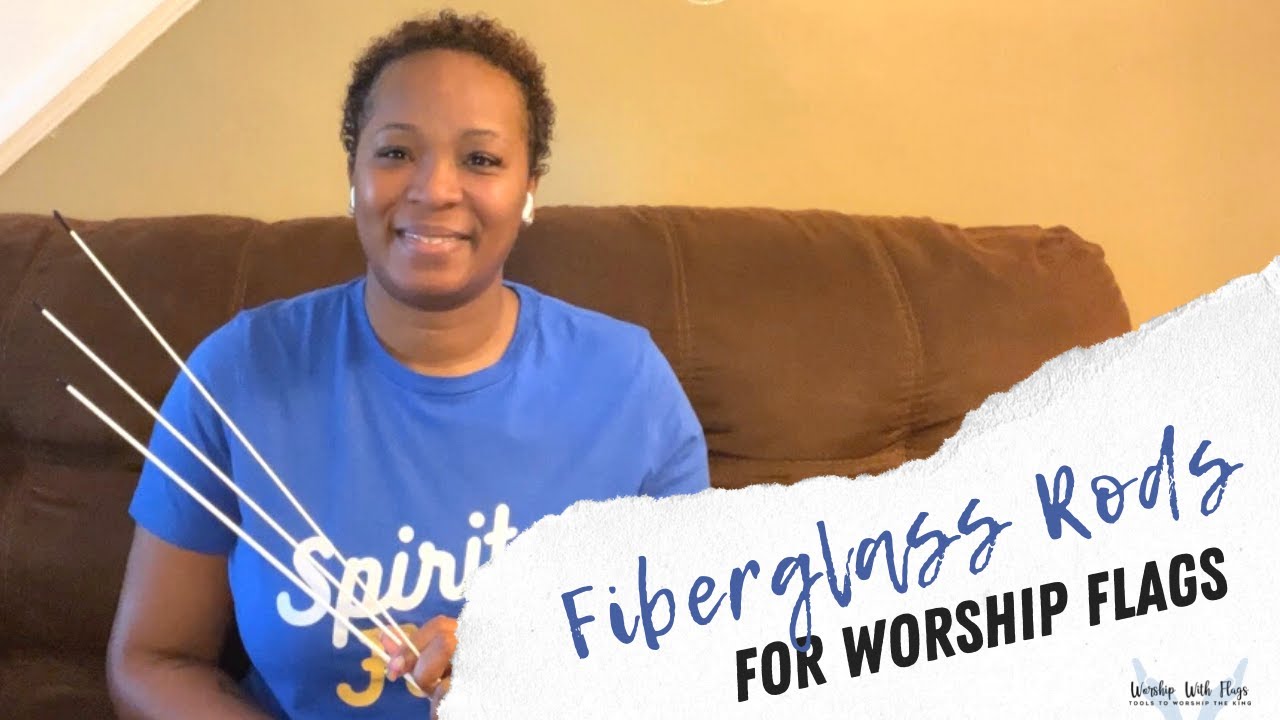 Fiberglass Flexirods for Worship Flags | 3 different sizes
