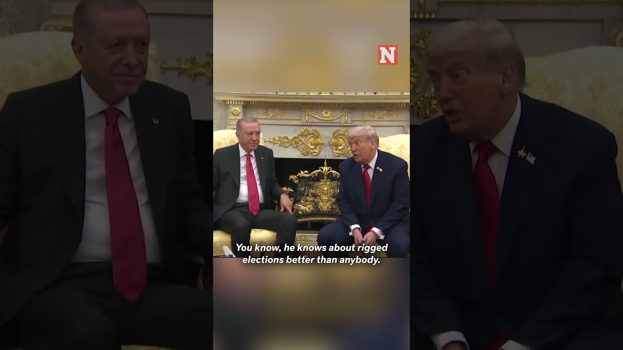 Трамп шутит о &laquo;фальсифицированных выборах&raquo; с Эрдоганом в сюрреалистический момент