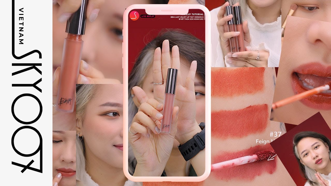 MAKEUP TUTORIAL | Bbia Last Velvet Lip Tint version 8 - Bí kíp đánh son không dây ra khẩu trang