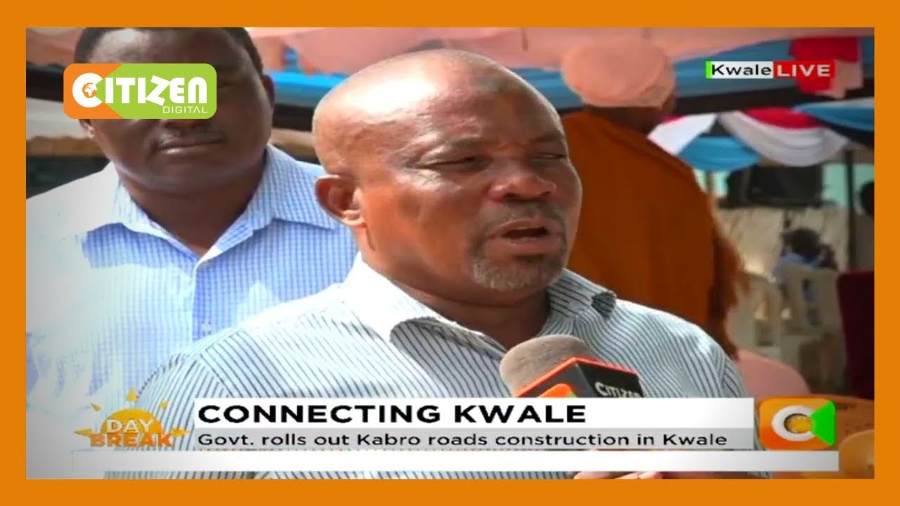 Government rolls out Kabro roads in Kwale town