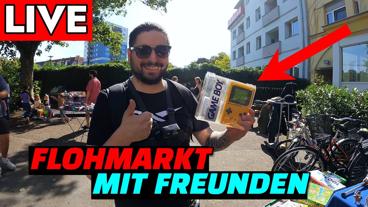 LIVE Flohmarkt Action - Retro-Funde mit @PatronY88 & @reiskanzlertv auf dem Dorftrödel - Reselling