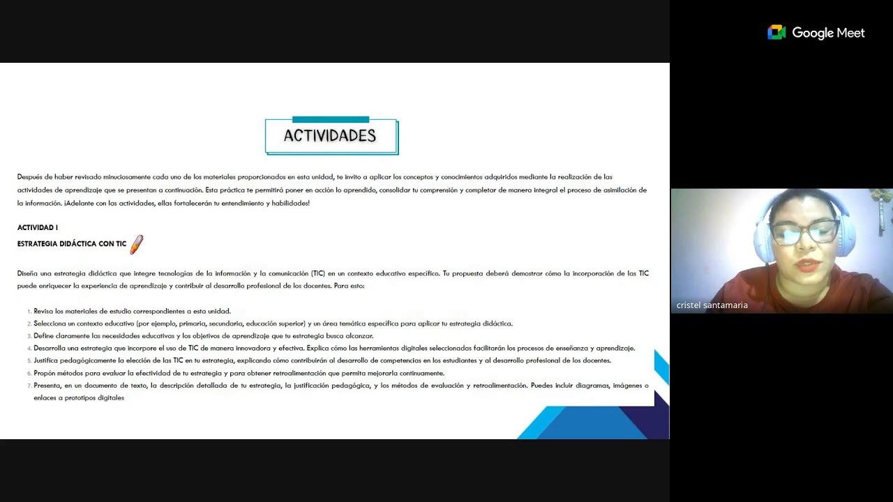 (TECNOLOGÍA DE LA INFORMACIÓN Y LA COMUNICACIÓN - CRISTEL SANTAMARÍA) RECURRENTE