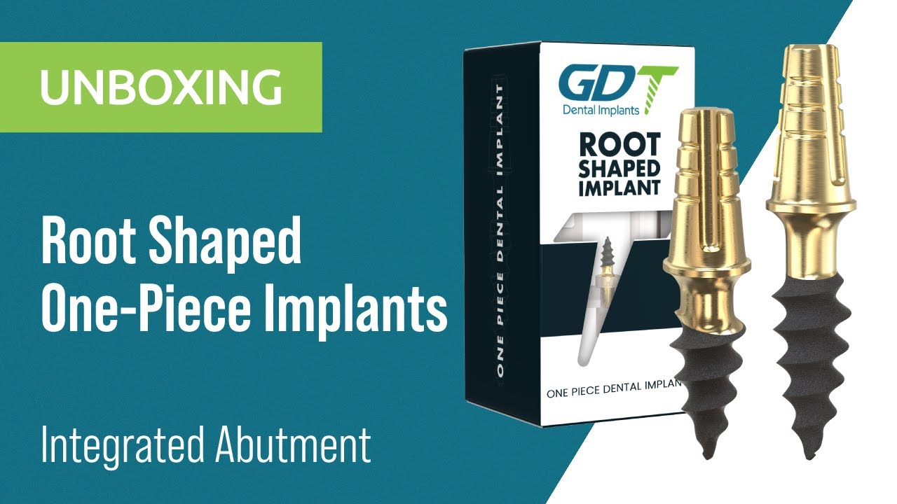 Unboxing ROT / ROF Root Shaped One Piece Implants | GDT Dental Implants™