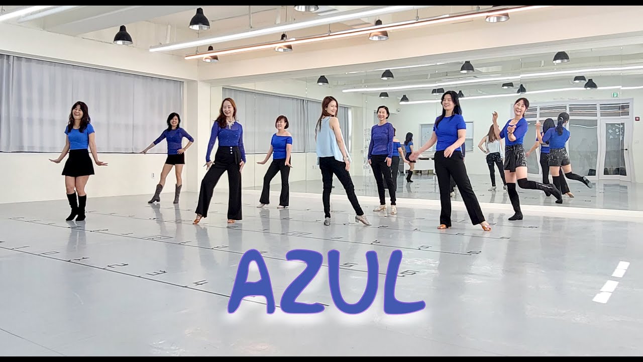 AZUL - HIGH BEGINNER FUN LINEDANCE (Daniela Seidel & Sascha Wolf)