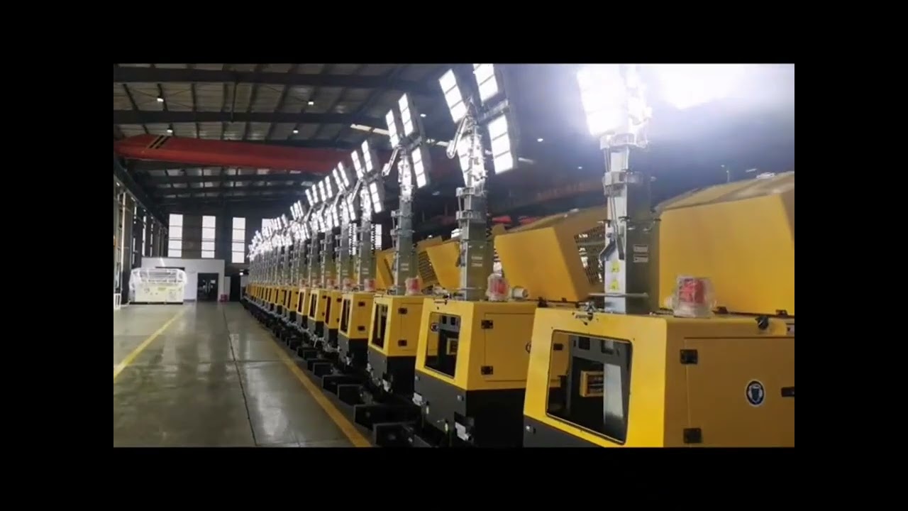 Solar Diesel Mine Emergency Mobile Lighting Tower