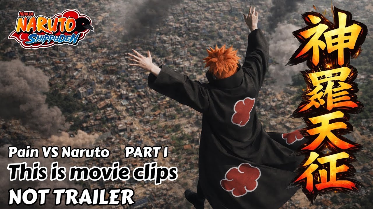 NARUTO MOVIE: PAIN DESTROYING KONOHA / Naruto VS Pain! ( Unofficial movie clips )