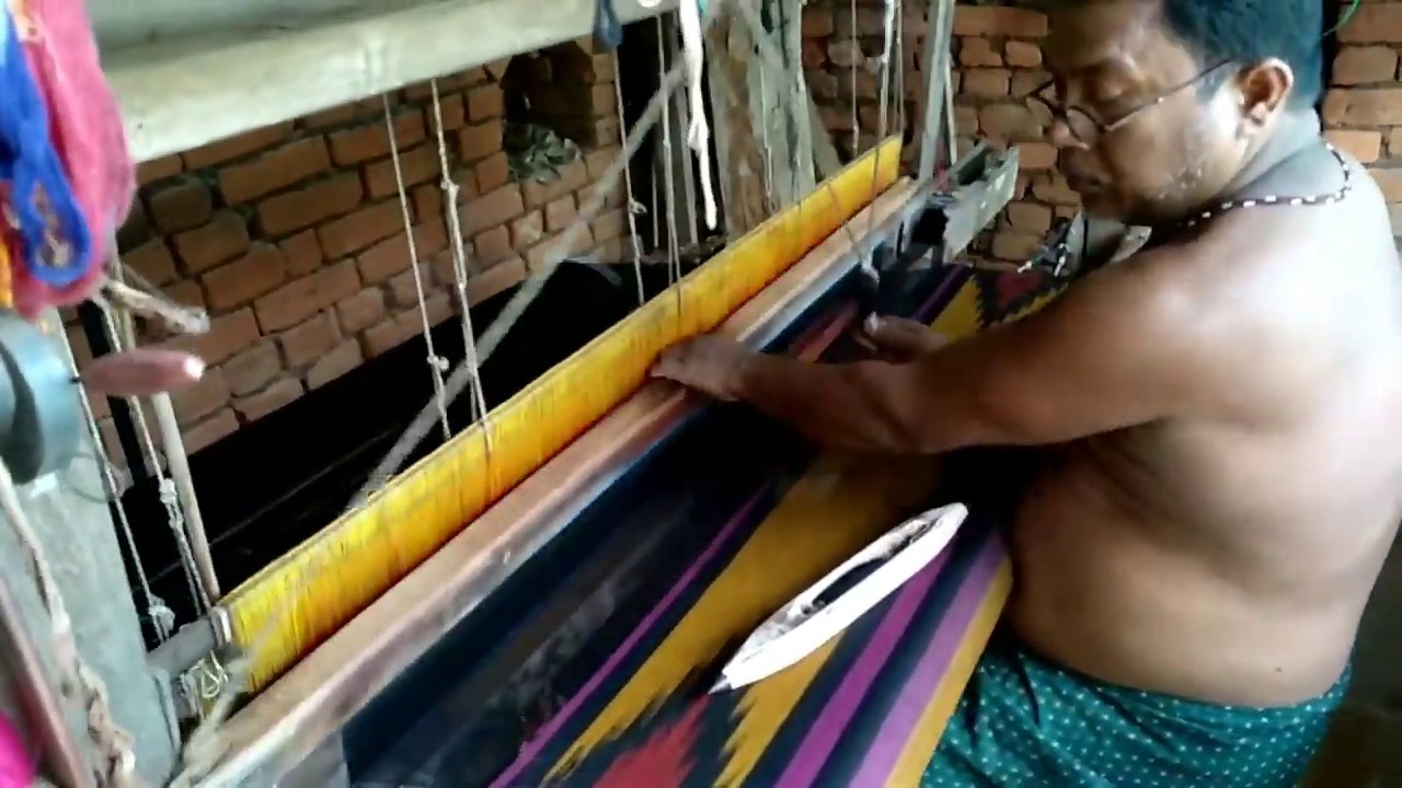 Saree bunai machine || Maniabandha || hand made saree ||  #shortsvideo #shreegopal