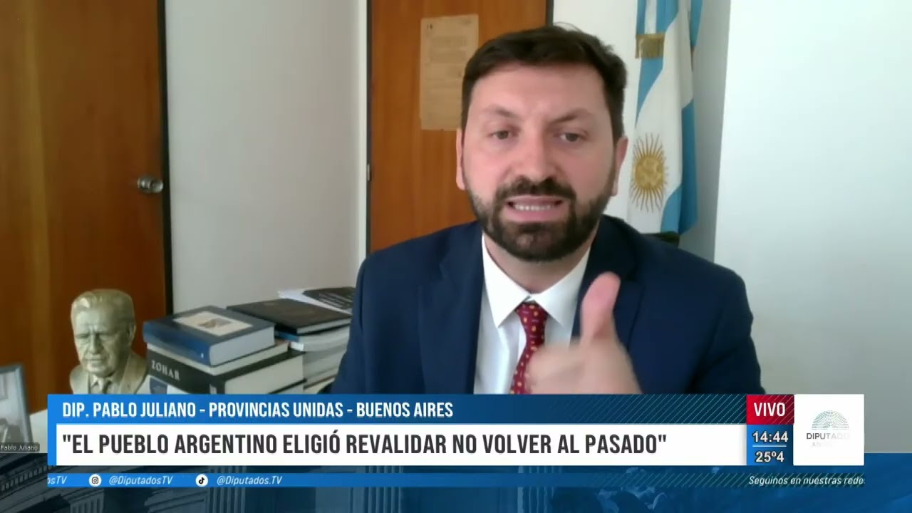 “Vi al presidente abrazando al pasado, repitiendo una receta”, Pablo Juliano en DTV