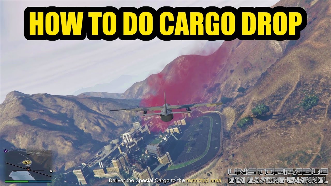 Как сбрасывать грузы с самолёта в GTA Online. Специальный груз