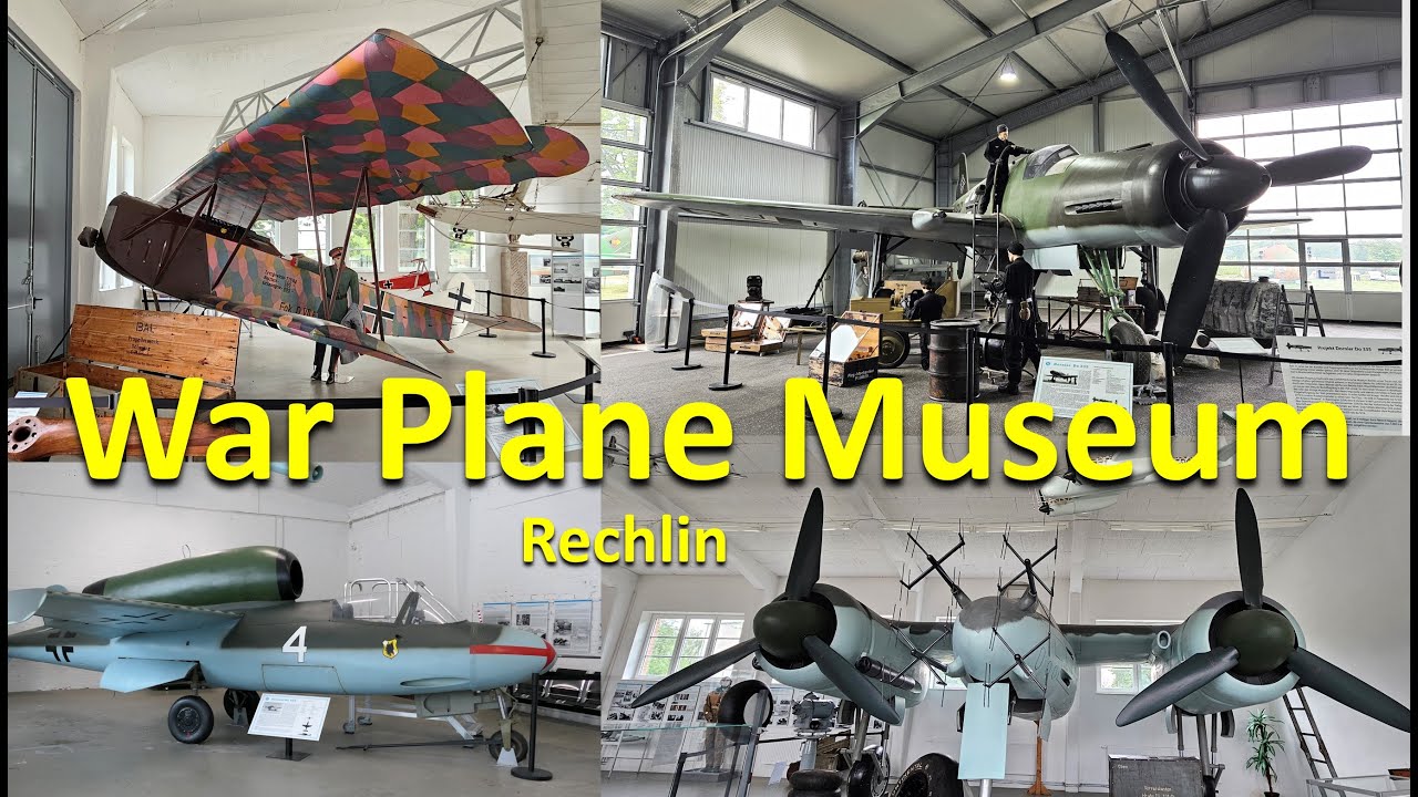 War Plane Museum - Luftfahrttechnische Museum - complete tour - Messerschmitt Me 262 & BF 109, etc.