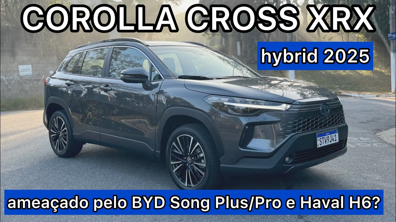 NOVO COROLLA CROSS XRX HYBRID: teste de 1 semana do SUV AMEAÇADO PELO BYD SONG PLUS/PRO e HAVAL H6